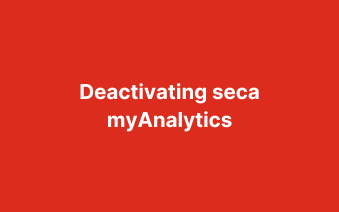 What do I do if I no longer want to use seca myAnalytics?